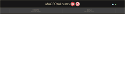 Desktop Screenshot of macroyalsuites.com